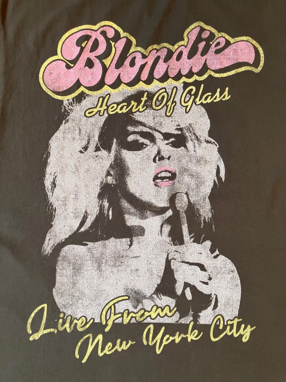 Blondie Debbie Harry Heart of Glass Tank Top L XL - Picture 2 of 4